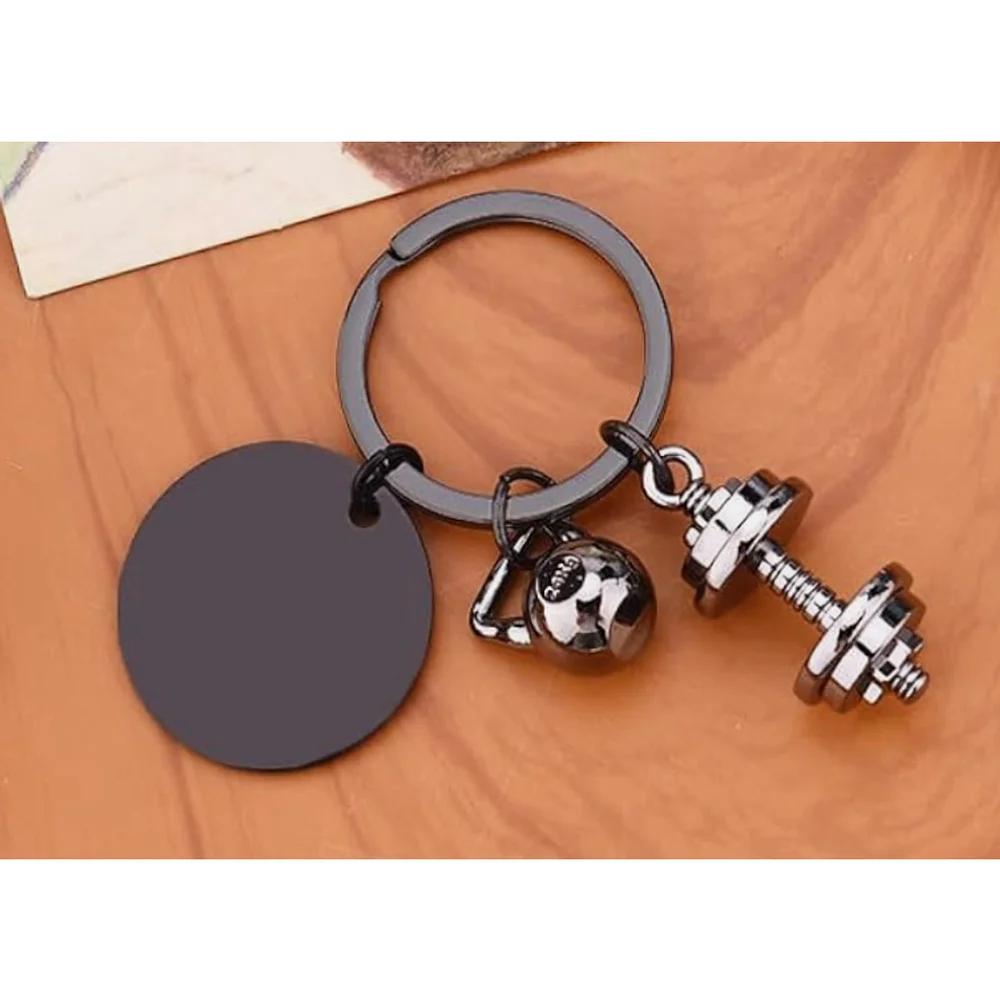 Kettlebell and Dumbbell Keychain | NWT | Gift